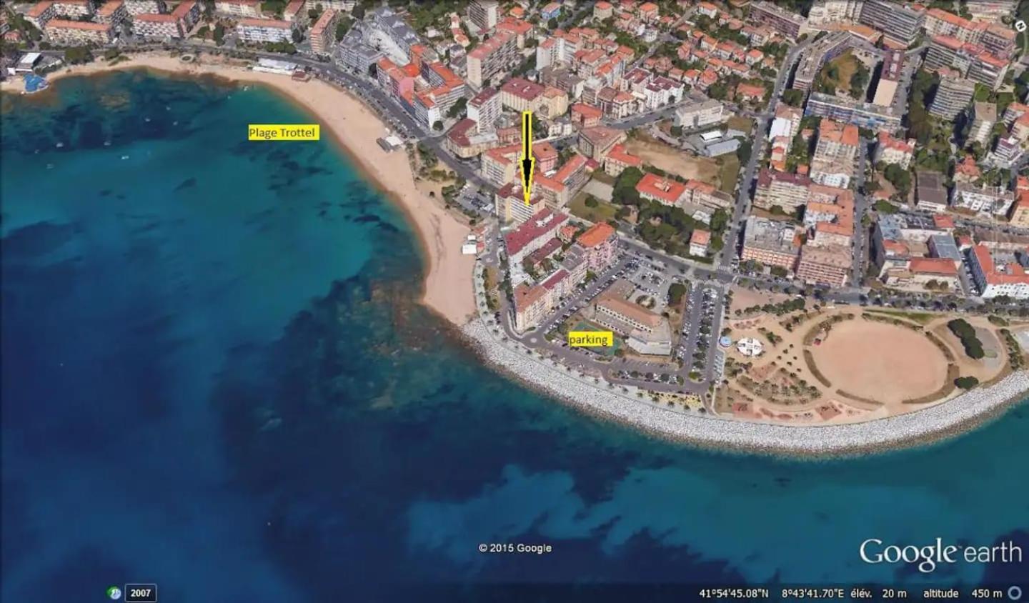 Appartamento Magnifique F3 Les Pieds Dans L'Eau. Ajaccio  Esterno foto